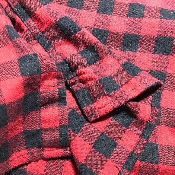 Carhartt 2X rugged flex loose fit red plaid long sleeve button up lumberjack - Picture 8 of 10